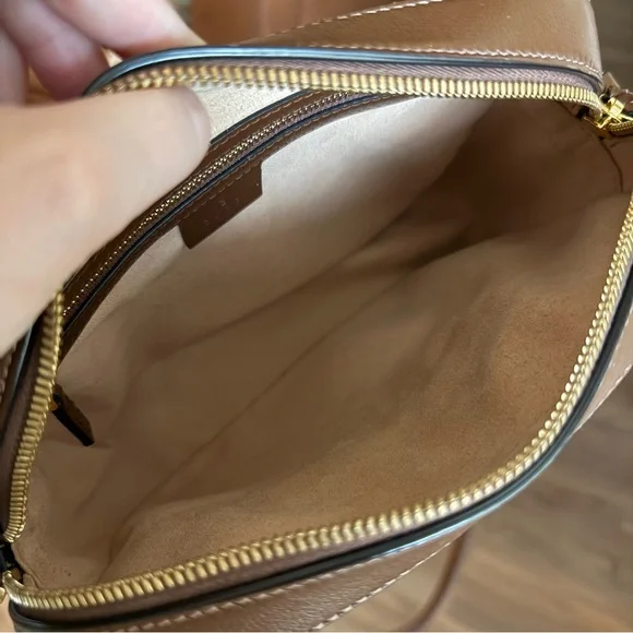 GUCCI 1955 Small Horsebit GG Supreme Crossbody Bag - Picture 16 of 16